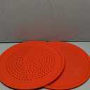 LYNG Pizza Pans 16 Inch 2 Pack Silicone Round Pizza Pan With Holes,Nonstick Pizza Tray, Dishwasher Safe, Suitable For Home Kitchen Dark Baking Red (16" 2 PCS)