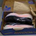 Brooks Womens Glycerin 22 Neutral Running Shoe (9, Black/Blue Heron/Orange)