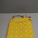 Extra Large Laundry Bag with Drawstring and Handle, Heavy Duty Travel Dirty Clothes Bag for Laundromat and Household, Durable Rip-Stop Laundry Hamper Liner, 22 Patterns(28 x 40 Inch) by SANFERGE (Yellow Geometry)