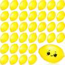 36 Pcs Lemon Toys Lemon Relieve Stress Ball Party Favors Pu Foam Quick Rising Fruit Stress Relieve Toys for School Home Small Party Bag Fillers