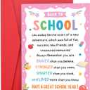 Back to School Supplies for Girls Dorm Room Essentials First Day of School Cards for Son Daughter Students School Stuff for Kids Boys Kindergarten Preschool College 1st 2th 3th 4th 5th Grade