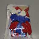 Trgowaul Patriotic Decorations 4th of July Decorations, 250th Anniversary American Red White Blue Decorations Set, LOVE USA Banner, Paper Fans Star Foil Fringe Curtains, 1776-2026 USA Party Supplies