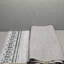 BESTSWEETIE 2x6 Area Rugs for Living Room Washable Moroccan Farmhouse Neutral Geometric Low Pile Non-Slip Soft Print Pattern Rug for Bedroom Kitchen Dining Room Entryway Grey/Black/Navy