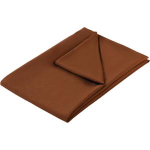 UhobeCap Weighted Blanket Cover, 48 x 72, Coffee Color, Washable, 8 Ties