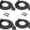 4 pcs Pack 1m/ 3.28ft RGBW Extension Cable Line with Full Copper Wires Inside for LED Strip RGBW 5050 3528 Cord 5pin RGBW Wire rgbw Extension Cable