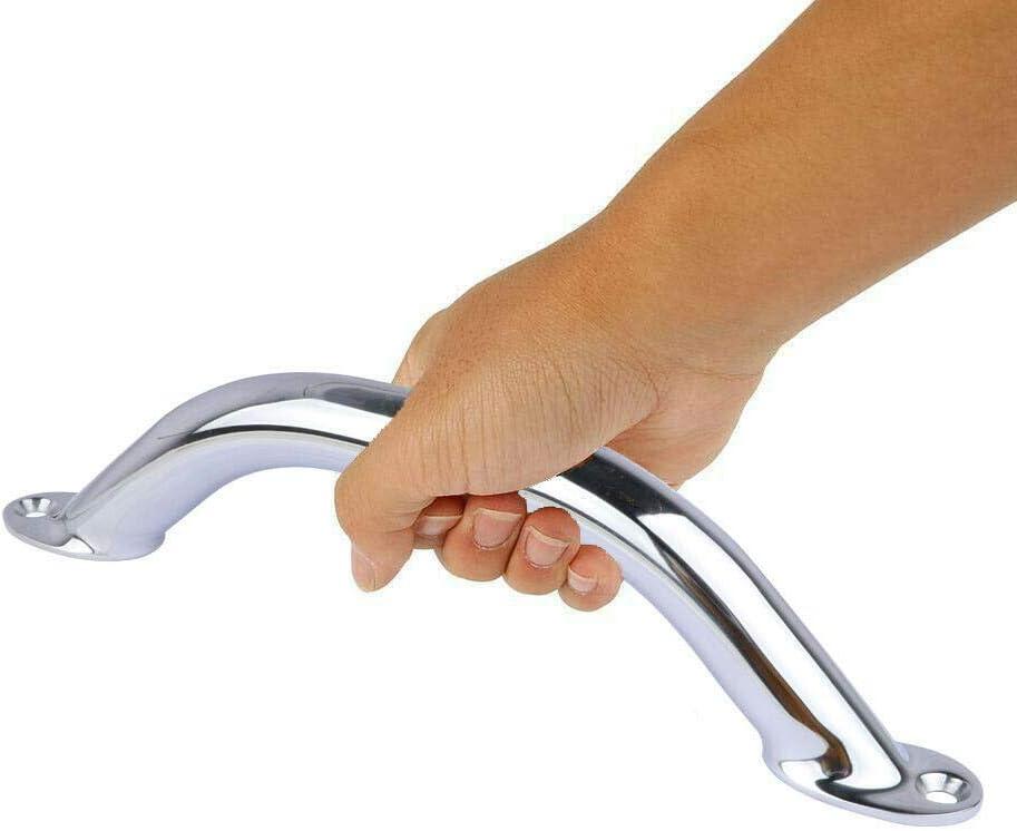 Pebbly Beach 9 inch Boat Grab Handle 316 Stainless Steel Marine Handle Handrail Multipurpose