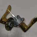 Schlage F51A ACC 505 Accent Door Lever, Keyed Entry Lock, Bright Brass