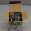 Ansible 24 Pcs Chair Leg Floor Protectors Square, Silicone Felt Furniture Leg Pads Caps Covers for Hardwood Floors (Fit:1-1/16" to 1-5/8") (Clear)