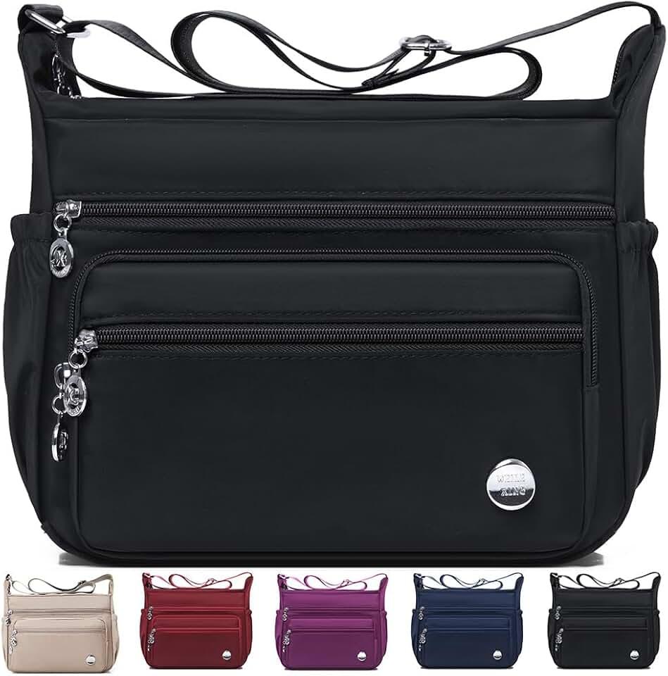 Bag for Women, Shoulder Handbag Roomy Multiple Pockets Bag Crossbody Purse Fashion Tote Top Handle Satchel