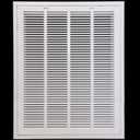 HVAC Premium 22 x 28 Duct Opening Steel Return Air Filter Grille, for 1-inch Filter, Removable Door, Flat Stamped HVAC Vent Cover Grille, Outer Dimensions 24.5 x 30.5