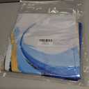 Modern Abstract Blue and Gold Pillow Covers 18x18, Modern Abstract Blue and Gold Decorative Throw Pillow Covers for Couch Bed Home Living Room Bedroom Decor, Set of 2