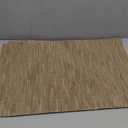 Leetaltree Light Brown Placemats Set of 8 - Heat Resistant Non-Slip Place mats for Dining Table, Washable Durable PVC Vinyl Woven Table MatsLight Brown, 8