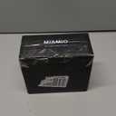 MIAMIO Espresso Cups Set of 2 (3.5 oz) Japanese Tea Cups Ceramic/Handleless Mug with removable Wooden Cuff/Coffee Cups without Handle (White)