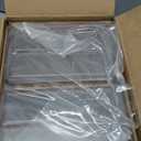 STORi Chloe Space-Saving Clear Drawer Organizer (4 Wide Drawers) Sort Office, Kitchen, Beauty Supplies, Makeup, Pens, Jewelry, Stationary, Made in USA