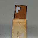 LOHASIC for Galaxy S24 Ultra Case Leather, Classic Elegant Premium Business Vegan PU Non-Slip Grip Shockproof Protective Cover Men Women Phone Cases for Samsung Galaxy S24 Ultra 5G 6.8" - Light Brown