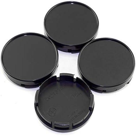 RTrhinotuning 4Pcs 54.5mm Wheel Center Caps for Rim Compatible with 2015-2024 Ford Mustang 2015-2024 Edge 2012-2018 Focus, OD: 2.15" (54.5 mm) ID: 2.01" (51 mm) Black Hub Covers