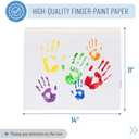 Mr. Pen- Finger Paint Paper for Kids, 11 x 14 inches, 22 Sheets, Art Paper for Kids