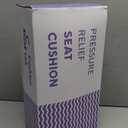 C CUSHION LAB Patented Pressure Relief Seat Cushion for Long Sitting Hours on Office/Home Chair, Car, Wheelchair - Extra-Dense Memory Foam for Hip, Tailbone, Coccyx, Sciatica - Wellness Green