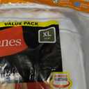 Hanes Men's Underwear Briefs Pack, Cool & Breathable, Moisture-Wicking Cotton Underwear for Men, White & Black Multi-Pack XL 9 Pack