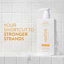 Native Shampoo and Conditioner Contain Naturally Derived Ingredients| All Hair Type Color & Treated, Fine to Dry Damaged, Sulfate & Dye Free - Almond & Shea Butter, 16.5 fl oz each (2 Pack)