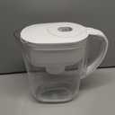 Brita Metro Water Filter Pitcher with SmartLight Change Indicator, BPA-Free, Replaces 1,800 Plastic Water Bottles a Year, Lasts Two Months, Includes 1 Filter, Small - 6-Cup Capacity, White