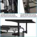 Wheelchair Tray Table with Cup Holder,Detachable Wheelchair Table for Eating, Reading, Resting, Wheelchair Accessories