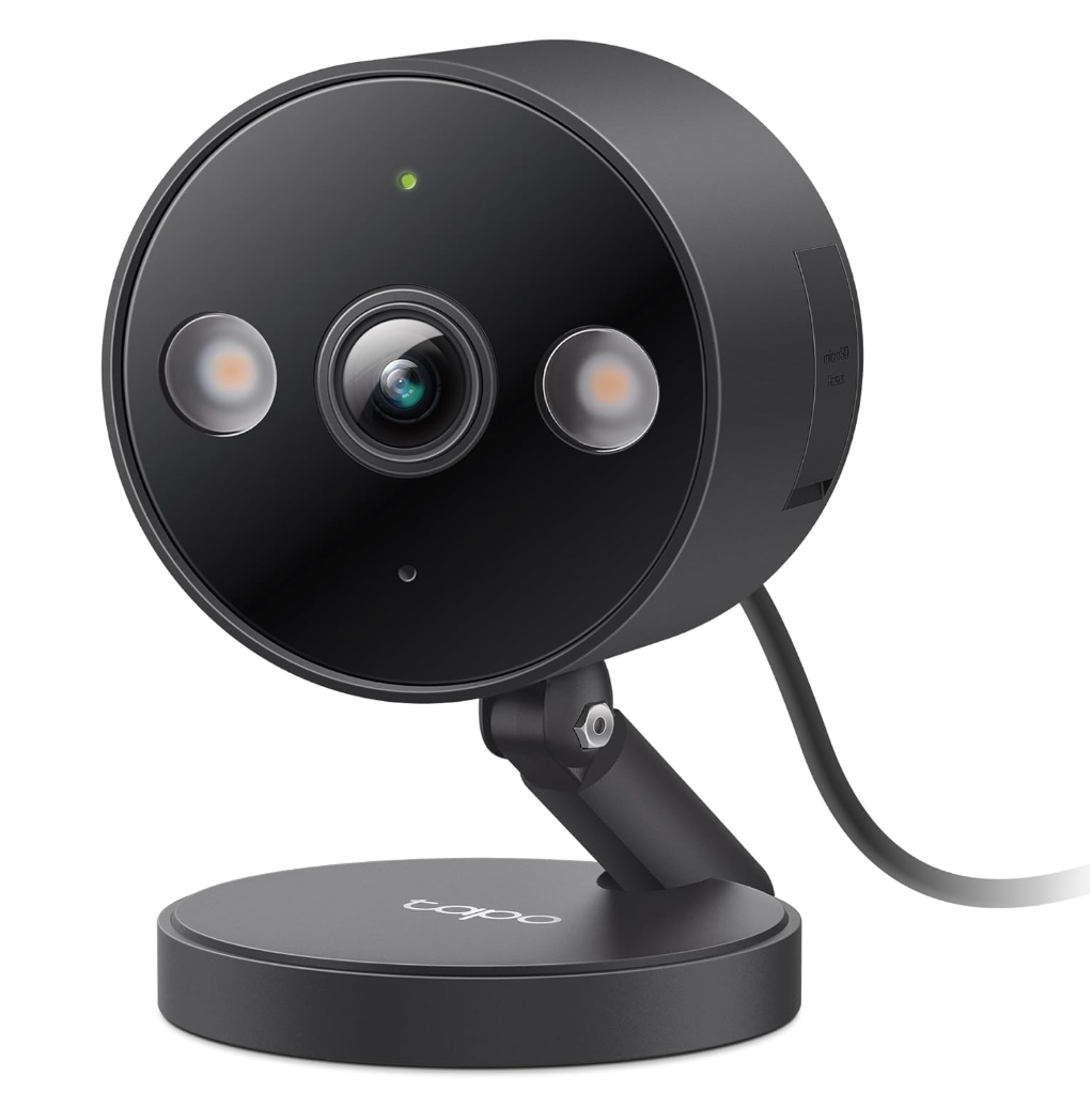 Tapo 2K+ Indoor/Outdoor Wired Security Camera - Person/Pet/Vehicle Detection, Baby Monitoring, Color Night Vision, IP66 Weather Resistant, Subscription-Free Local Storage or Optional Cloud, C121