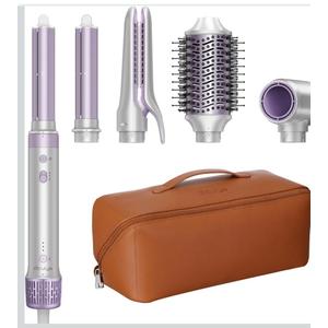 5 in 1 Hot Air Styler- 110,000 RPM Ionic Straighter, High Speed Hair Dryer, Volumizer & Auto-Wrap Curlers, Frizz-Free Styling Tool, Hair Styler Gift Set with Travel Bag