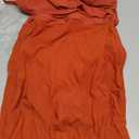 Blooming Jelly Womens One Piece Swimsuit Ruch Tummy Control Swim Dress Mesh Wasit Swimwear (Large, Brick Red)