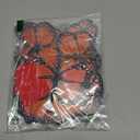 24 Pcs Monarch Butterfly Decorations, 4.72'' Orange Fake Butterflies3D Halloween Monarch Butterfly Wall Decor for Fridge, Crafts,Wall, Party, Christmas Wedding, Halloween