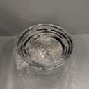 5 Pack Stainless Steel Mixing Bowls Set, Hammered Silver Finish, Nesting Design Metal Salad Bowls Set, 1.6-4.9 QT Capacity, Dishwasher Safe for Cooking, Serving, Food Containers Meal Prep Kit, No Lid