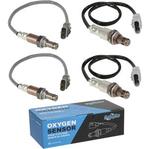 Oxygen O2 Sensor Upstream and Downstream for Chevy Silverado 1500 Suburban Tahoe 4.3L 5.3L 6.2L 2014-2018, for GMC Sierra 1500 Yukon XL 4.3L 5.3L 6.2L 2014-2018, Replace 234-4940 234-4974 4Pcs