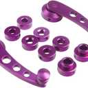 BESPORTBLE Window Crank Handle Replacement, Universal Window Winder Universal Window Winder Car Window Riser Handle Aluminum Alloy Automotive Replacement Riser (1 Pair, Purple)