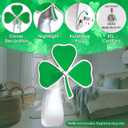 Hohean Wall Fragrance Plug in with Night Light, Compatible with Bath & Body Works WallFlower Fragrance, Wall Plug Oil Diffuser with Nightlight for Home, Office(2 Pack,Shamrock)