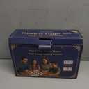 Upgraded 2-6 Players Rummy Cube Board Game Set with 6 Wooden Racks, 160 Tiles, Portable Case, Drawstring Bag and Dice, for Adults Friends Night Gifts Travel Party Sharpens Brain