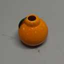 Unique Orange Shaped Decorative, Hydroponics Decorative Ceramic Vase, Vase for Flowers Green Plants, Small Orange Fruit Vase for Home Office Decor (1 Pcs)