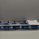 IRONWALLS Door Push Bar Panic Exit Device, 27.5” Stainless Steel Commercial Emergency Exit Panic Bar Handle Black, Emergency Exit Door Hardware for 27.5”-41” Doors