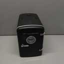 Frigidaire Retro 9-Can Mini Personal Fridge Portable Cooler for Car, Office, Bedroom, Dorm Room, or Cabin, 11.8" D x 7.1" W x 10.1" H, BLACK