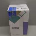 PETULTRA Automatic Cat Feeder: 4L Timed Cats Food Dispenser Programmable 1-6 Meal for Cat and Small Medium Dog- Auto Pet Feeder Easy to Set Up Dual Power Supply with Desiccant Bag| Detachable Washable (Black+Stainless Steel)