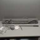 SunnyRoyal Light Grey 3'x16' Retractable Pergola Shade Cover Wave Shade Sail Replacement Canopy with Hardware Sun Shade for Patio Porch Yard Garden Outdoor