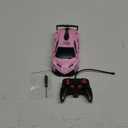 Growsland Remote Control Car for Girls, 1:18 Pink RC Cars Toys for Kids Girl Electric Vehicle Toy Car Hobby Racing Car with Lights & Controller, Birthday Gifts for Girl Boys Age 3 4 5 6 7 8 9 Year Old