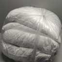 Covers & All Throw Pillow Inserts Only Pack of 4, Durable Soft Square 16 x 16 Inches 65 GSM Non-Woven Fabric with 15D Silicon Fiber Filling, Universal uses for Home Decor Office Indoor Outdoor (White)