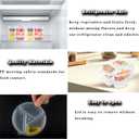 50 Pcs Snack Containers with Lids,Double Compartment Condiment Container,3 Compartment Sauce Container Transparent Plastic Dipping Containers for Snacks,Sauces,Travel, Sampling, and Outdoor Meals