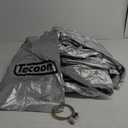Tecoom Truck Cover Waterproof All Weather Truck Covers for Automobiles, Zipper Door/Lock Pickup Cover Fit for Chevry Dodge Ford Jeep Lincoln Nissan Ram Suzuki Toyota GMC Cadillac (Length Up to 233") (Silver-Polyester)
