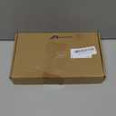 12 Pcs Christmas Poinsettia Artificial Flowers 5.5'' Christmas Snow Tree Flowers Decoration Rustic Hanging Ornaments for Xmas Home Vase Decor (Brown,Gingerbread Man Theme)