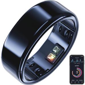 Smart Ring-Adjustable Wearable Ring for Men & Women, Blood Oxygen & Blood Pressure Ring,No App Subscription, Fitness Ring for Sleep Tracking - Heart Rate - Fitness Tracker (S (size 4-7), Bright Navy) Smart Ring-Adjustable Wearable Ring for Men & Women, Blood Oxygen & Blood Pressure Ring,No App Subscription, Fitness Ring for Sleep Tracking - Heart Rate - Fitness Tracker (S (size 4-7), Bright Navy)