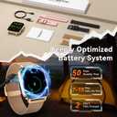 Smart Watch for Women Android/iPhone: Fitness Tracker Smart Watches Rose Gold IP68 Waterproof Bluetooth Calls Answer&Make 1.85" Smartwatch Activity Pedometer Heart Rate SpO2 Monitor 120+ Sports Model