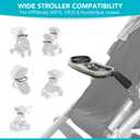 UNIQUIFY Snack Tray Compatible With Uppababy VISTA, VISTA V2, VISTA V3, CRUZ, CRUZ V2, RumbleSeat, and RumbleSeat V2