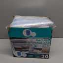 Cozy Essential Travel Vacuum Storage Bags with Rechargeable Cordless Electric Pump, Space Saver Bags for Luggage, Suitcase, Carry-On, for Clothes, Blankets, Comforters, Pillows, 30 Combo