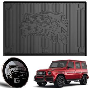 Original Cargo Liner Fit for 2019-2025 2026 Mercedes-Benz G Class/G550/G580/AMG G63 SUV - Custom Fit TPE Cargo Mat - All Weather Trunk Mat for Benz G Class/AMG G63 SUV/G550/G580